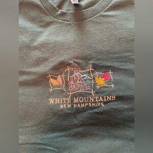 White Mountains NH embroidered T-shirt